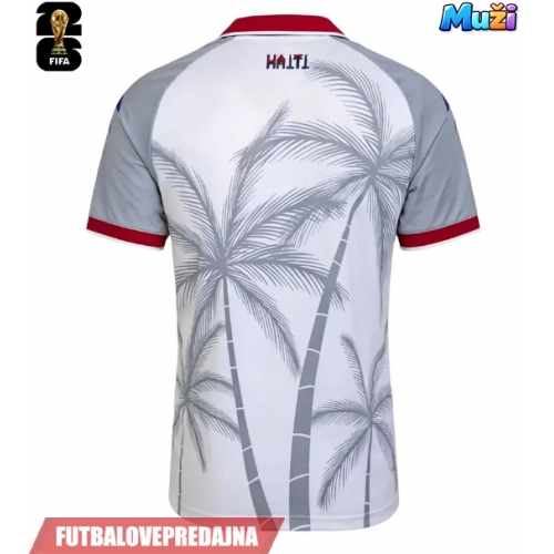 Lacne Muži Futbalové dres Haiti MS 2026 Krátky Rukáv - Preč